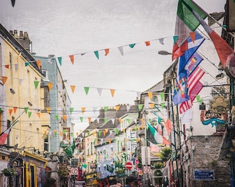 Galway Ireland, Galway Print, Ireland Photo, Ireland, Street Picture, Street Photo, Pub Picture, Quay Street, Northern Ireland, Ireland Gift