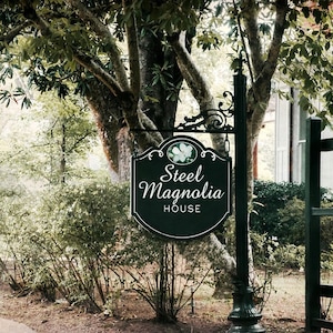 Zdjęcie stalowych magnolii, Julia Roberts, Fotografia Luizjany, Zdjęcie domu, Zdjęcie ganku Zdjęcie południowe, Luizjana, Prezent stalowych magnolii