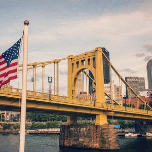 Pittsburgh Photo, Pittsburgh Photography, Pittsburgh Bridge, Pittsburgh Art Bridge, Pittsburgh Decor, Pittsburgh Print, Andy Warhol Bridge