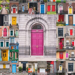 Ireland Door Photo, Doors, Ireland Picture, Fine Art Pink Doors, Ireland Photography, Architecture Picture, Doorway Picture, Irish, Door Art