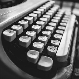 Photo of a Vintage Royalite Typewriter, Old typewriter, Antique Wall Decor, Fine Art Photography, Writer, Office Print, Type, Old Home Art