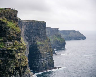 Cliffs of Moher Photo Print, Ireland Photography, Cliffs Photo Print, Cliffs of Insanity, Wild Atlantic Way, Ireland Beach, Ireland Picture
