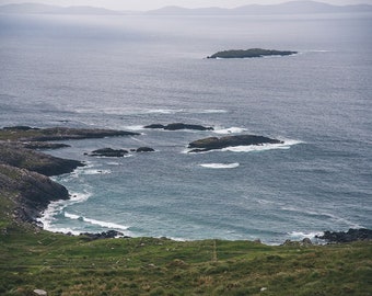 Ring of Kerry Photo, Ireland Landscape Photo, Ring of Kerry, Wild Atlantic Way, Ireland, Ireland Picture, Kerry Cliffs, Ireland Art Print