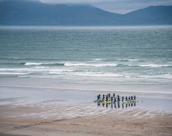 Ring of Kerry Photo, Ireland Landscape Photo, Ring of Kerry, Wild Atlantic Way, Ireland, Kerry Cliffs, Ireland Art Print, Surfing, Beach Art