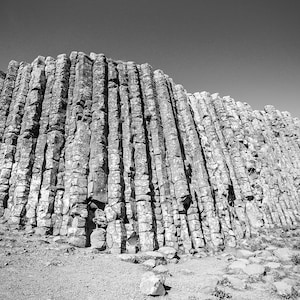 Giants Causeway Print, Northern Ireland Landscape Photo, Wild Atlantic Way, Ireland Print, Shoreline, Giant&#39;s Causeway, Ireland Photography