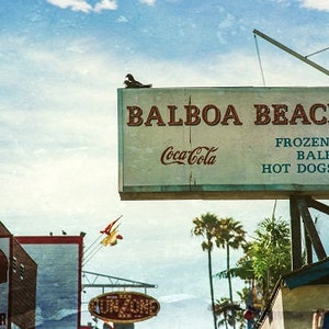 Beach Print, Balboa Beach, Newport Beach, Photography Print, Balboa Pier, California Art, Aqua, Blue, Wall Decor, Home Decor, Ocean, Seaside