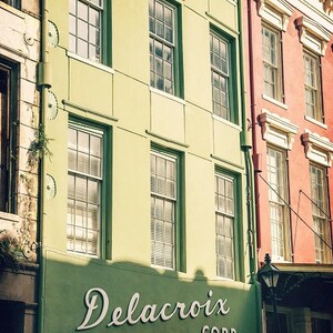 New Orleans Photography, New Orleans Architecture Photograph, French Quarter Print, Wall Art, NOLA Art Print, Home Decor, Delacroix Building