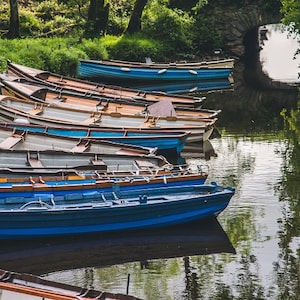 Ireland Print, Ireland Boat Photo, Boat Print, Landscape Photo, Killarney Ireland, Ireland Photo, Ireland Home Decor, Ireland Photography