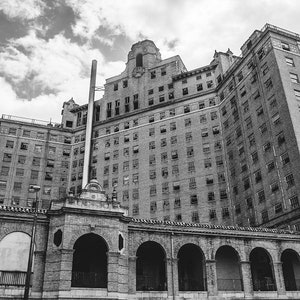 Mineral Wells Texas Photography, Baker Hotel Photo, Old Hotel Picture, Texas Hotel, Texas Photo, Texas Photography, Texas Home Decor, Hotel