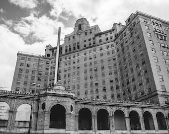 Mineral Wells Texas Photography, Baker Hotel Photo, Old Hotel Picture, Texas Hotel, Texas Photo, Texas Photography, Texas Home Decor, Hotel