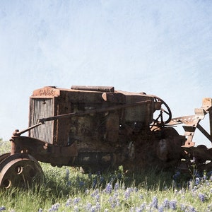 Case Tractor, Vintage Tractor Photo, Rustic Tractor, Antique, Classic Tractor, Country Home Decor, Farmhouse, Rustic Wall Decor Cabin Decor