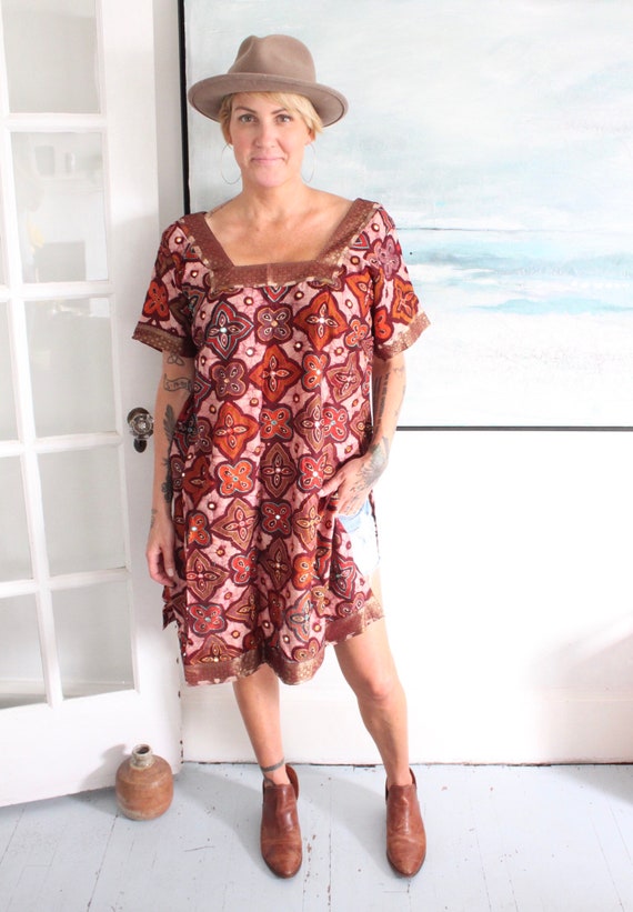 batik tunic dress
