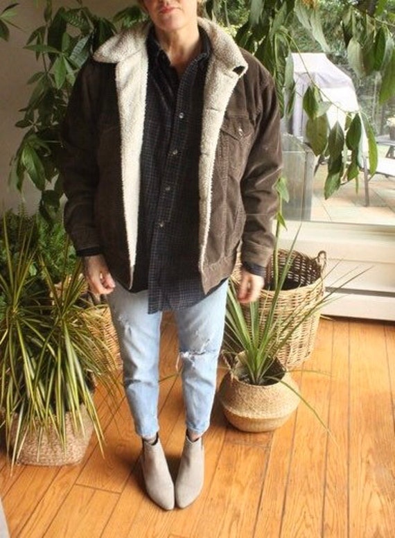 JUST ADDED // Vintage Cord Sherpa Jacket