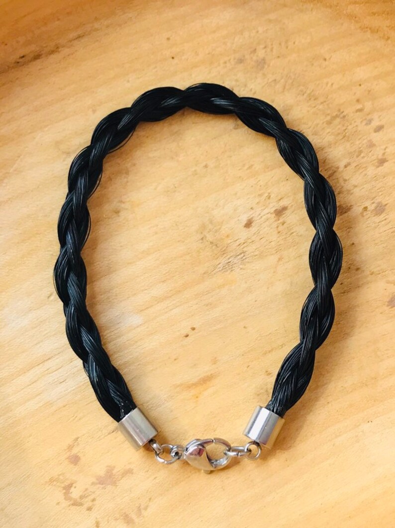 Mens Horse Hair Bracelet Chunky Horse Hair Bracelet Horse Etsy