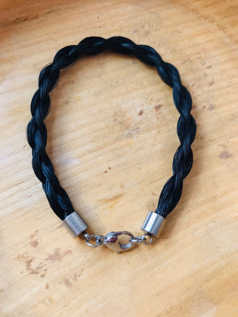 Mens Horse Hair Bracelet Chunky Horse Hair Bracelet Horse Etsy