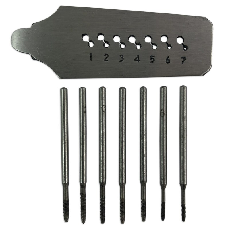 7 Tap & Die Set No 1.2mm to 1.6mm Taps and Dies Watch Mini Etsy