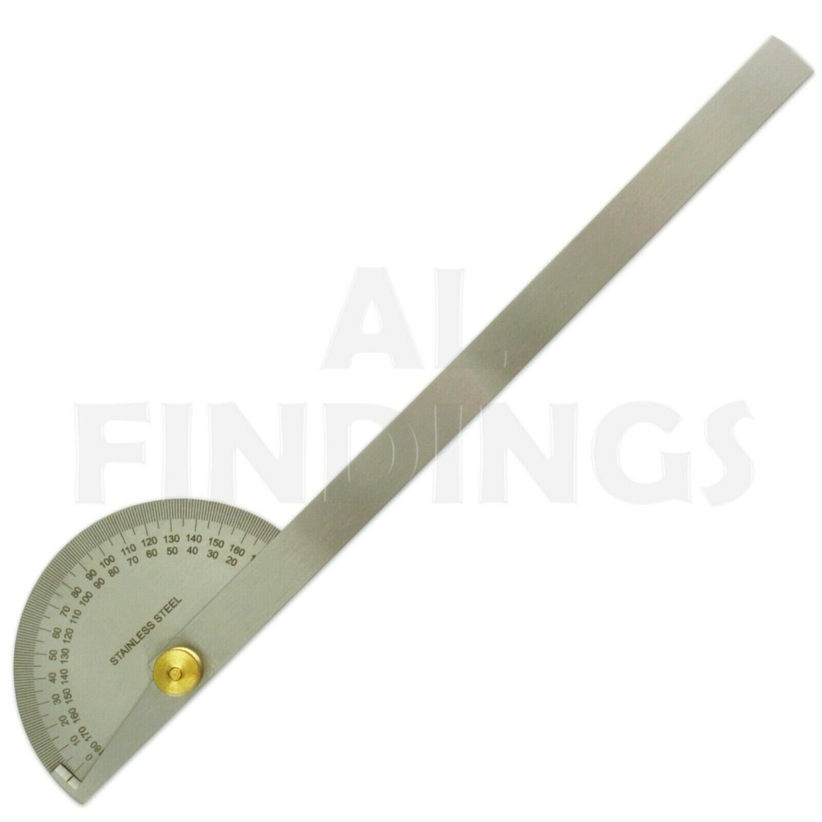 12" Engineers 0-180 Degree Protractor Square Rule Gauge Drill Point Tool 300mm 