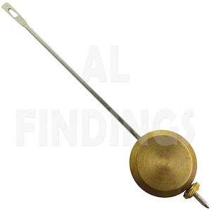 Universal Brass Pendulum Bob Adjustable Wall Clocks Mantle Clock Part 170mm Long (95)
