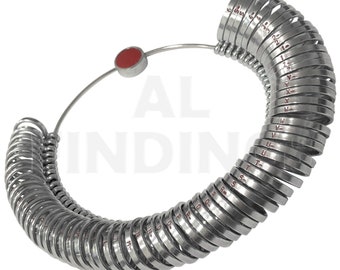 ANELLO DA MATRIMONIO IN METALLO LARGO MISURATORE DA 1 A 15 1/2 - Foto 6