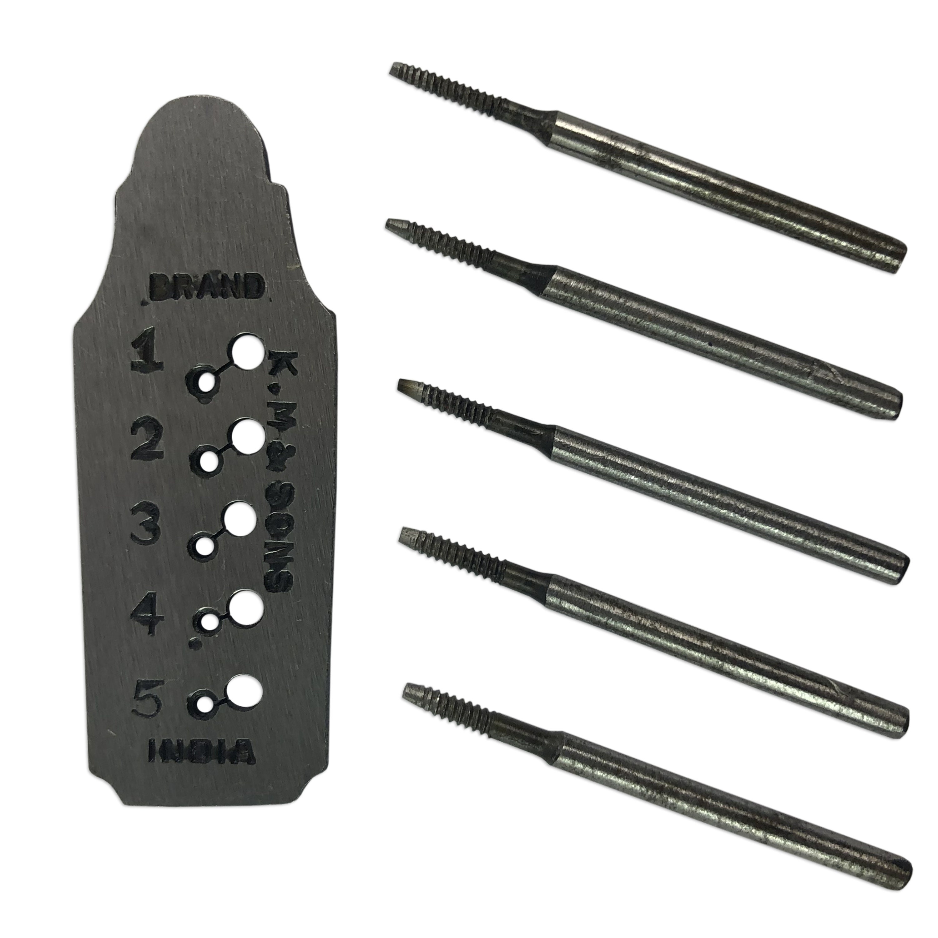 5 Tap and Die Set No 12345 Taps and Dies Watch Repair Tool Etsy UK