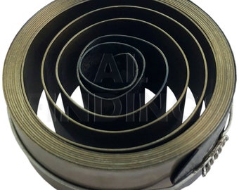 Brand New MAIN SPRING FOR 8 DAY CLOCKS 3/4'' x 0.18'' x 96'' w LOOP END USA Made Brand New MAIN SPRING FOR 8 DAY CLOCKS 3/4'' x 0.18'' x 96'' w LOOP END USA Made