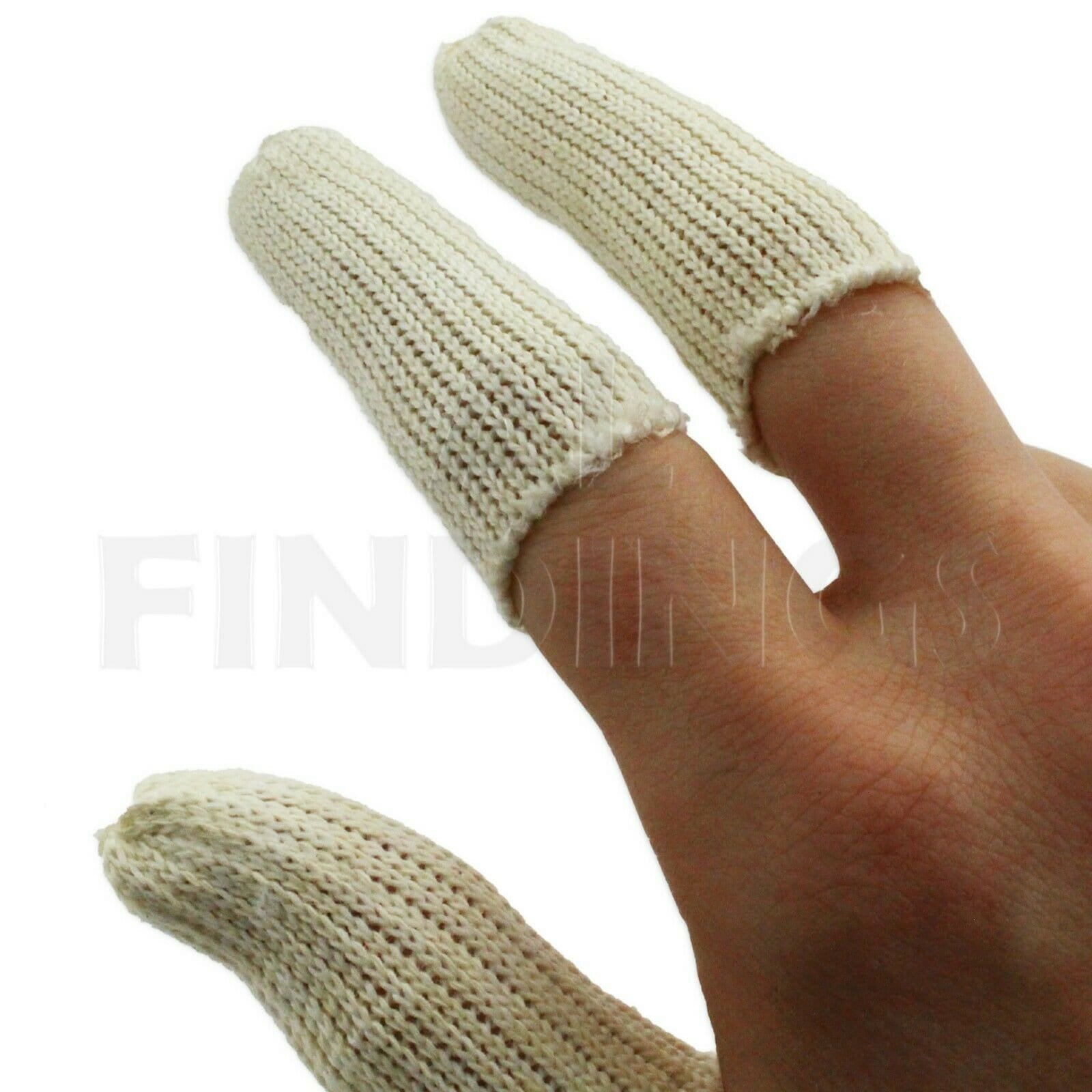 Cotton Finger Guards pkg of 20 Protect Hands without the