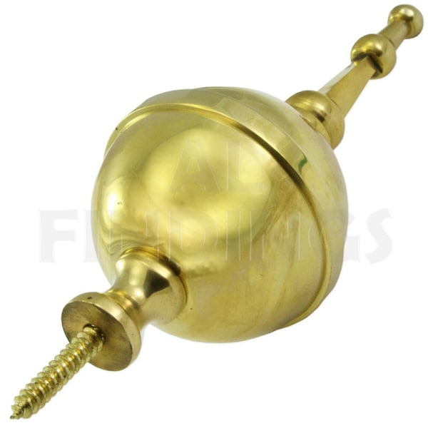 Brass Ball & Spire Finial Grandfather Longcase Clock Watch Tool (210)