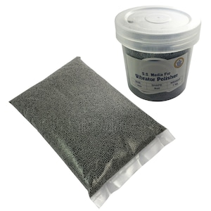 1.5mm Stainless Steel media bearings Shot Tumbling tumbler polishing metal 1kg (1170)