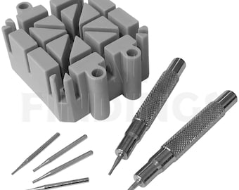 Watch band Strap chain link remover with 0.8mm & 1mm punches repair tool set (60)