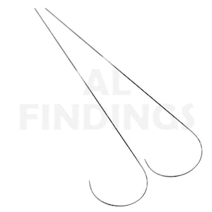 Pärlspinner böjda nålar 3,5" spinn- och trådnålar 2-pack (15)