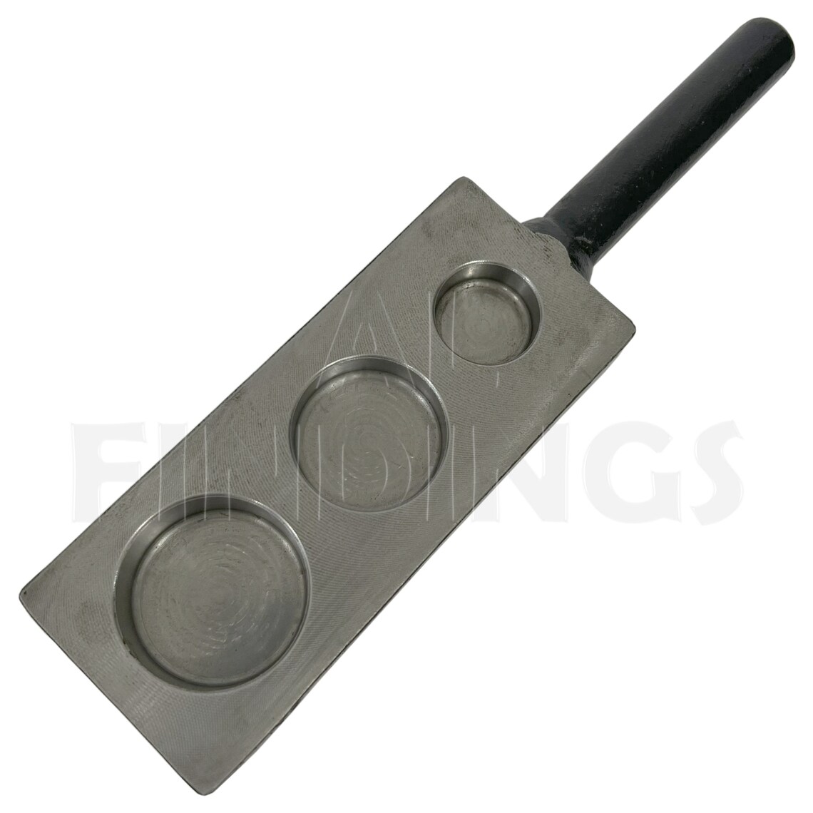 Steel Ingot 3 in 1 Mould Silver Gold Bar Foundry Melting Casting Metal ...