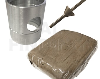Aluminium Sand Casting Flask, Delft Style with 1kg Sand