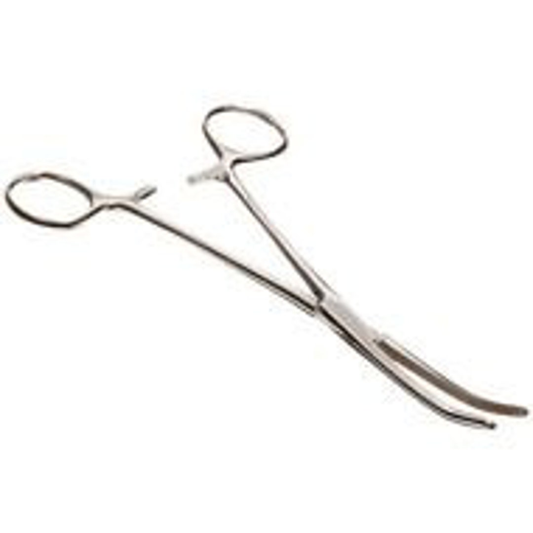 6 Curved Forceps Game Sea Coarse Fishing S-steel Disgorger
