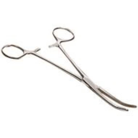 6 Curved Forceps Game Sea Coarse Fishing S-steel Disgorger