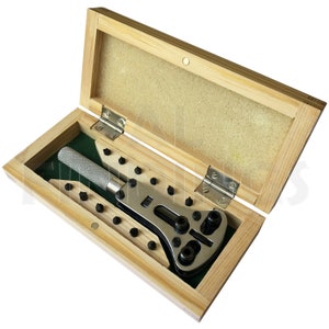 Professional Watch Repair Case Back Cover Opener Tool Wrench Kit Battery Changer (308)