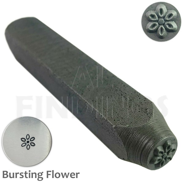 Bursting Flower Punch Metal Stamp Design Jewellery Craft Tool (70)