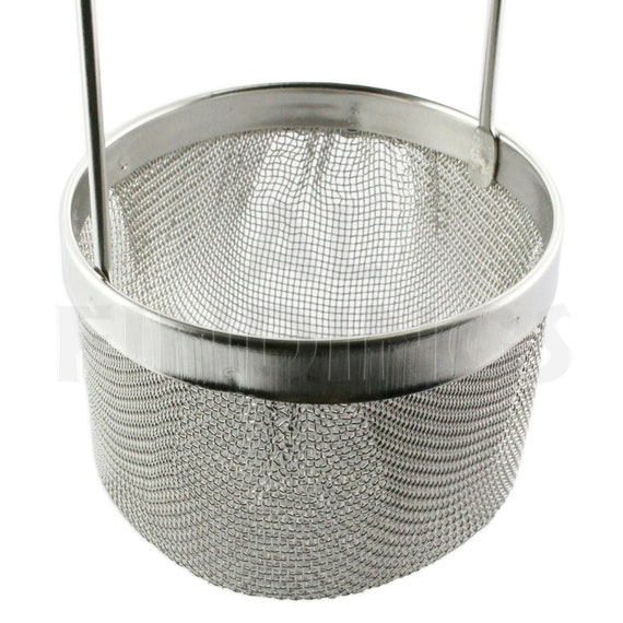Ultrasonic Cleaner Basket Jewelry Clock Parts Stainless Steel Secure JUMBO  3