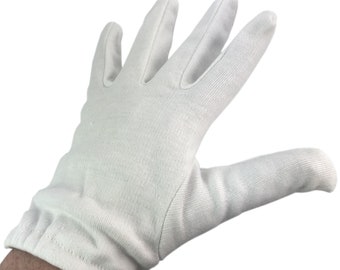 Petite haute qualité 100% coton gants de manipulation bijoux montres nettoyage (55)