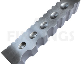4 Sided Steel Doming Dapping Bending Block Jewellers Silversmith Tool 8" Tool (2220)