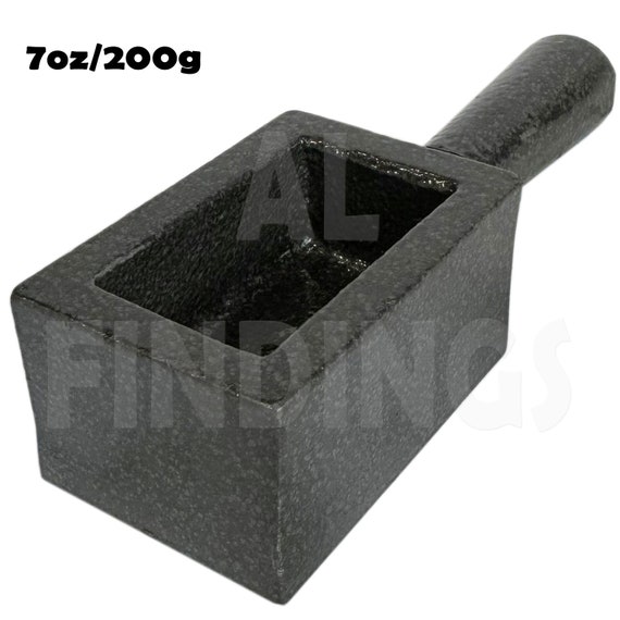 Cast Iron Ingot Mould Large Silver & Gold Bar 6KG 200oz Ingot