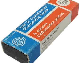 Carborundum Sharpening Stone 109 "S" Combination Chisel Sharpener