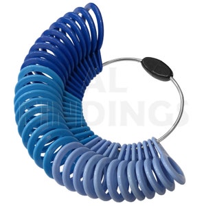 UK Finger Ring Size Sizer Gauge Measure A-Z+6 Half Sizes Quality Tool (40)
