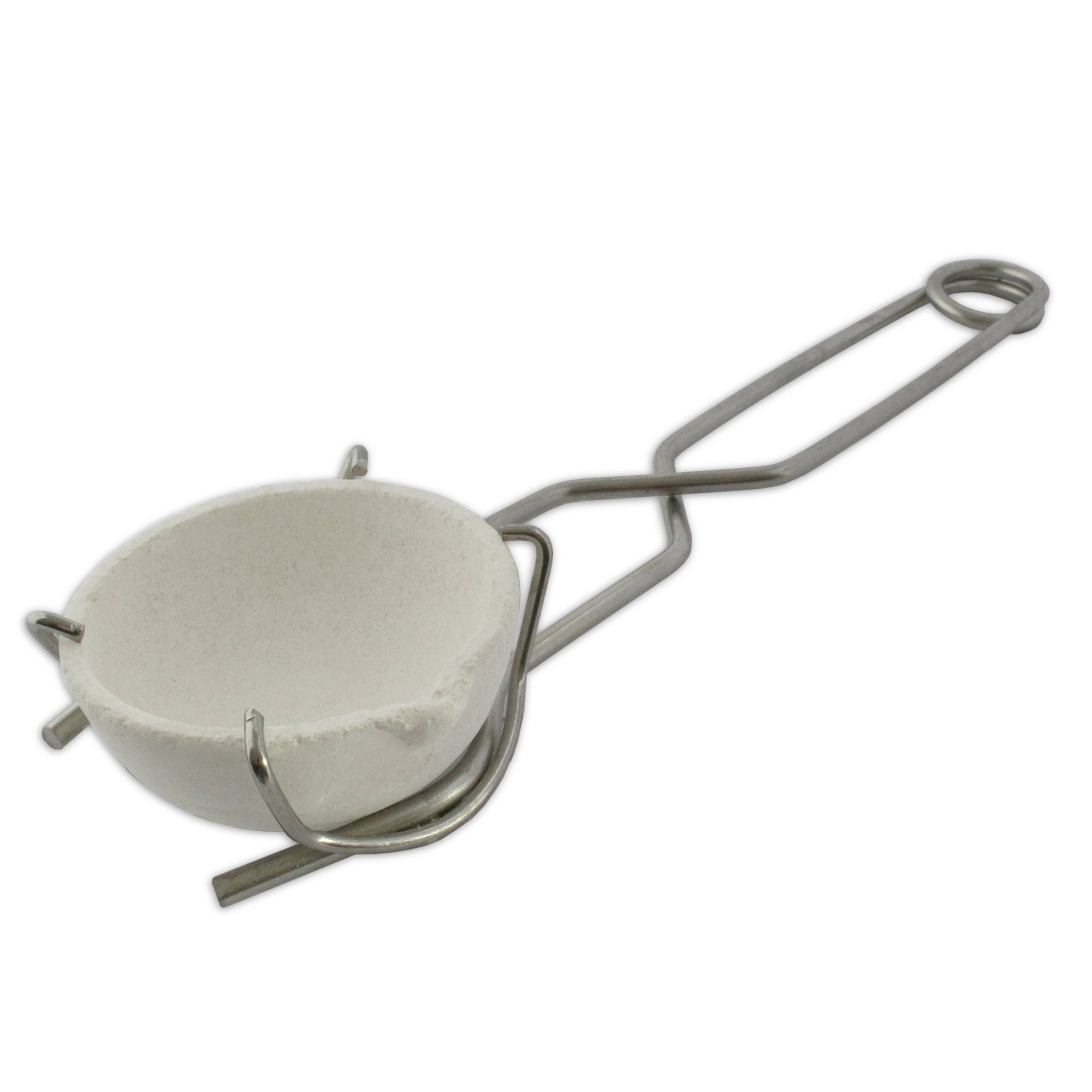 Set Di Crogioli In Ceramica Per Fusione CHGCRAFT, 4 Pezzi Con Pinza, Piastra In Quarzo E Manico, Per Metalli Preziosi (Oro, Argento, Rame)