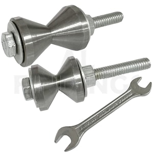 New Spinner Ring Edge Expander | Flarer Set of 2 for Wide & Slim Rings | Ring Enlarger | Coin Ring | Spoon Ring | Ring Mandrel | Stretcher