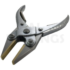 Prestige Parallel Action Flat Nose Pliers With Brass Jaws Non