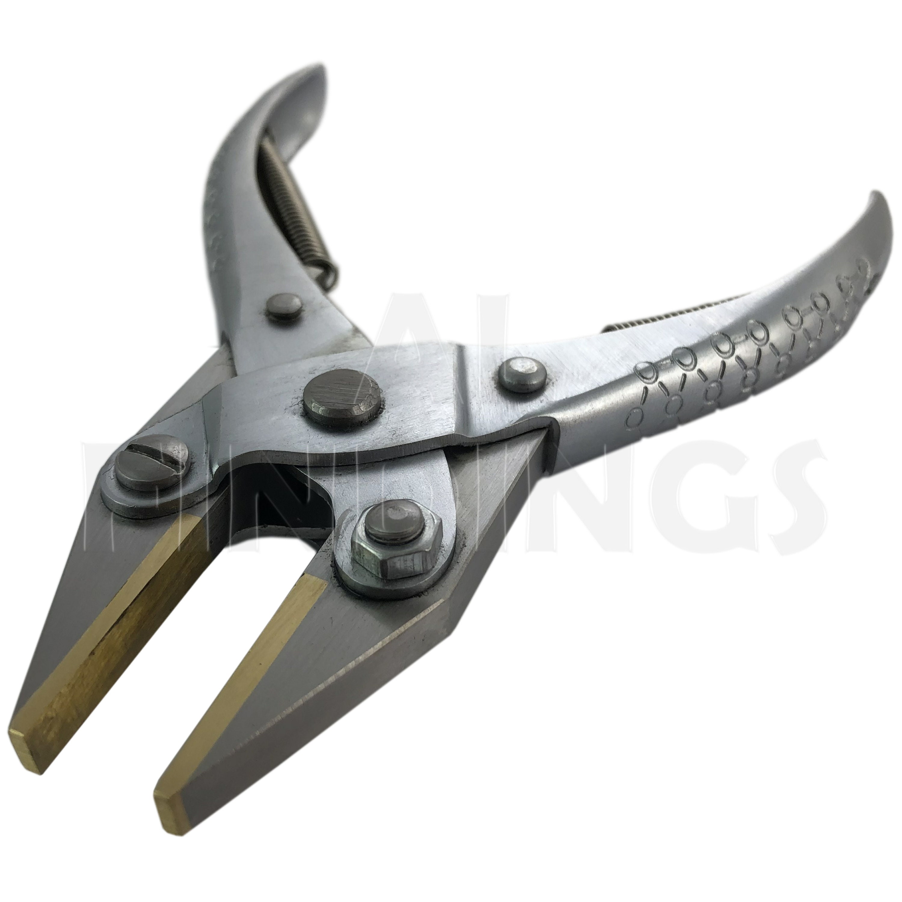 Brass Flat Jaw PARALLEL ACTION PLIERS Jewellery Beading Design Tool 130 