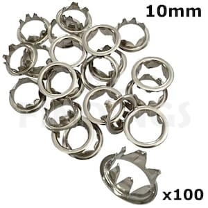 New Grommets Clock Key Hole Dial Silver Finish 10mm Antique clock repair 100 piece (30)