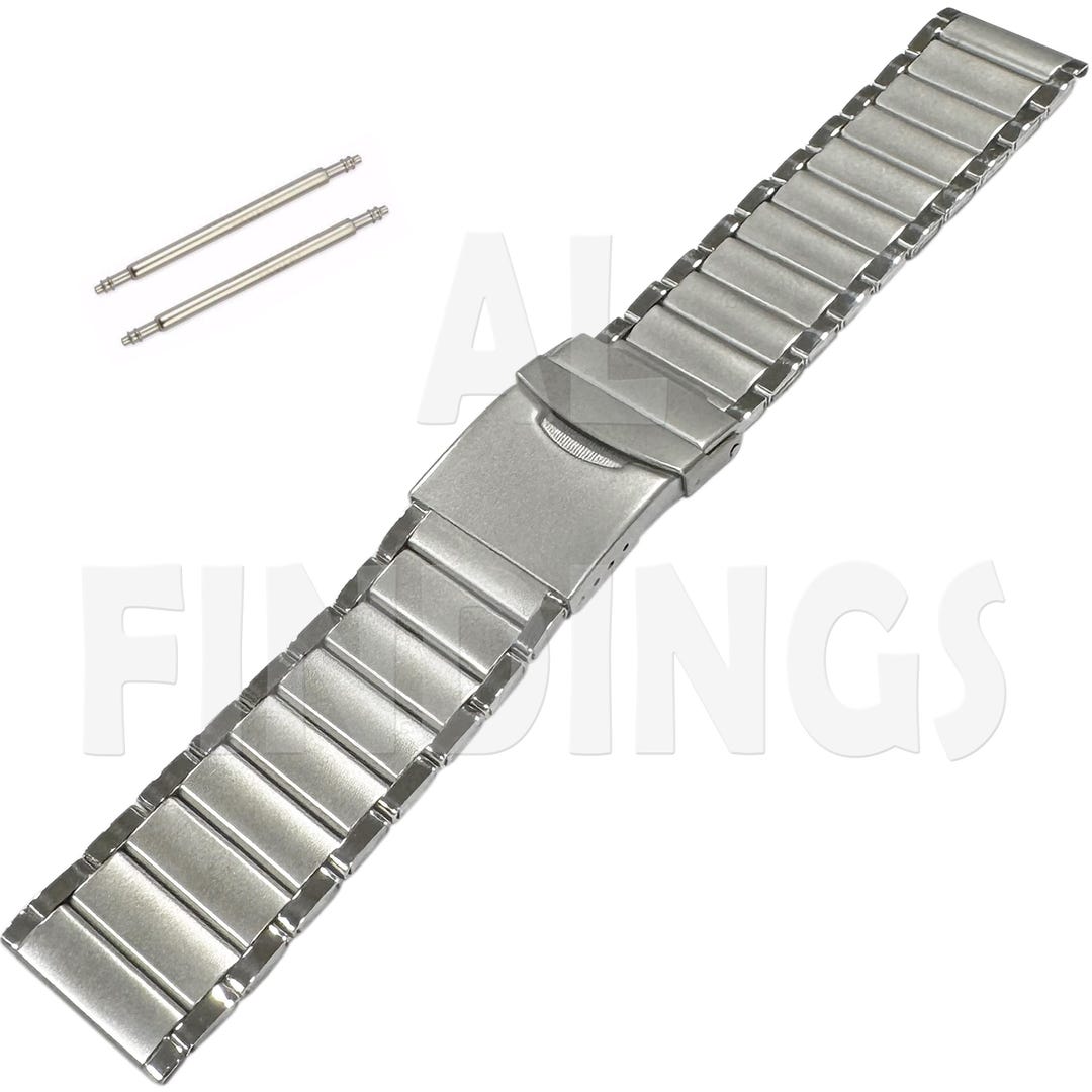 Inexpensive Good Twotone Stainless Steel 22 mm Watch Band PF3824_K0028872 main image 1