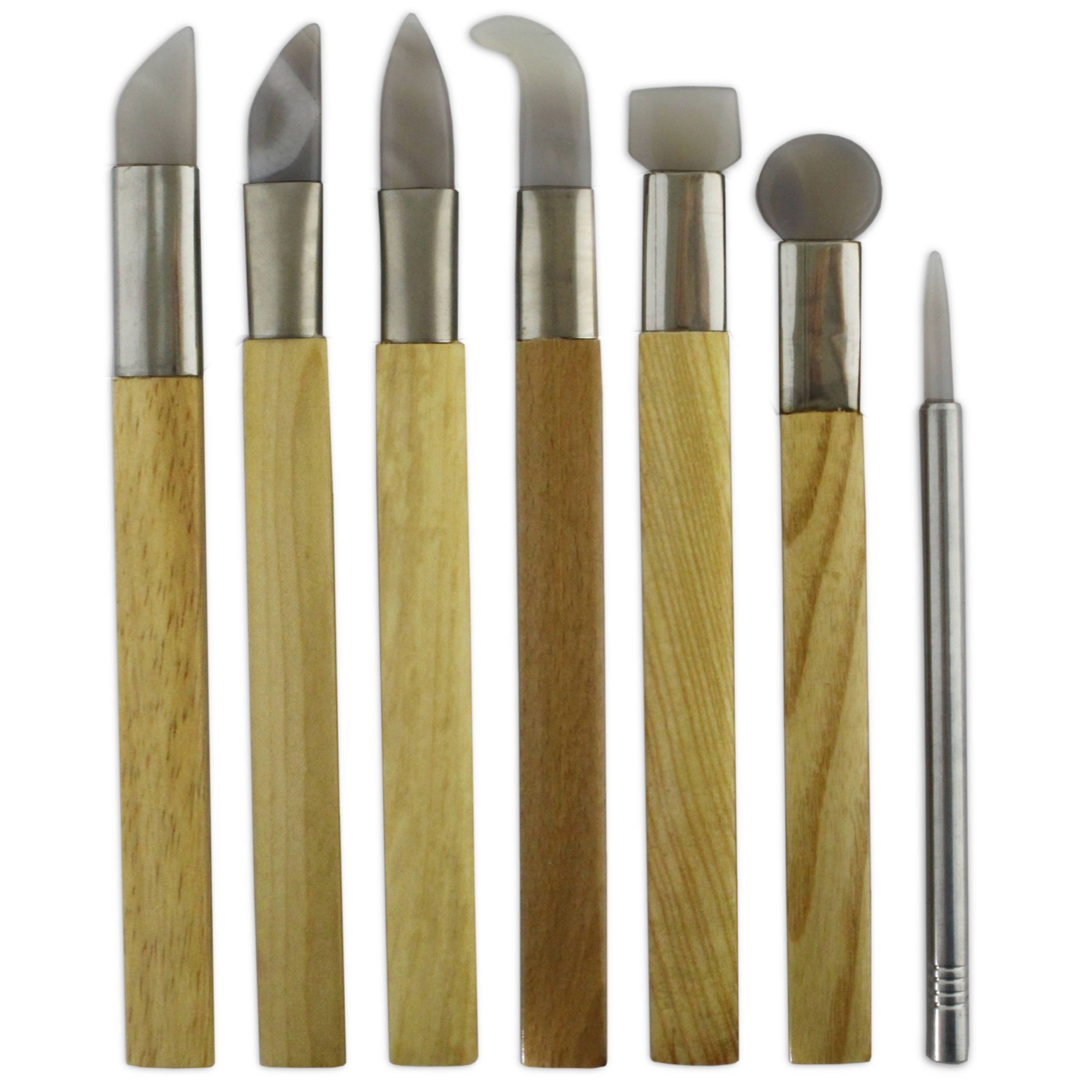 Set 7 Agate Burnisher Metal Silver Clay Jewellers PMC Art Clay Etsy