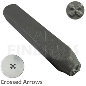 Crossed Arrows Punch Metal Stamp Design Jewellery Craft Tool  (70)
